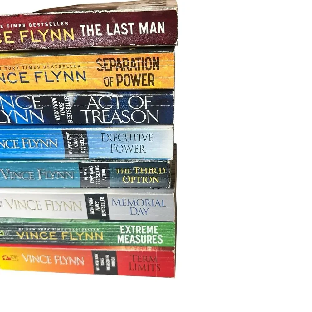 Vince Flynn Lot of 17 Paperback Books Mitch Rapp Transfer of Power Novels